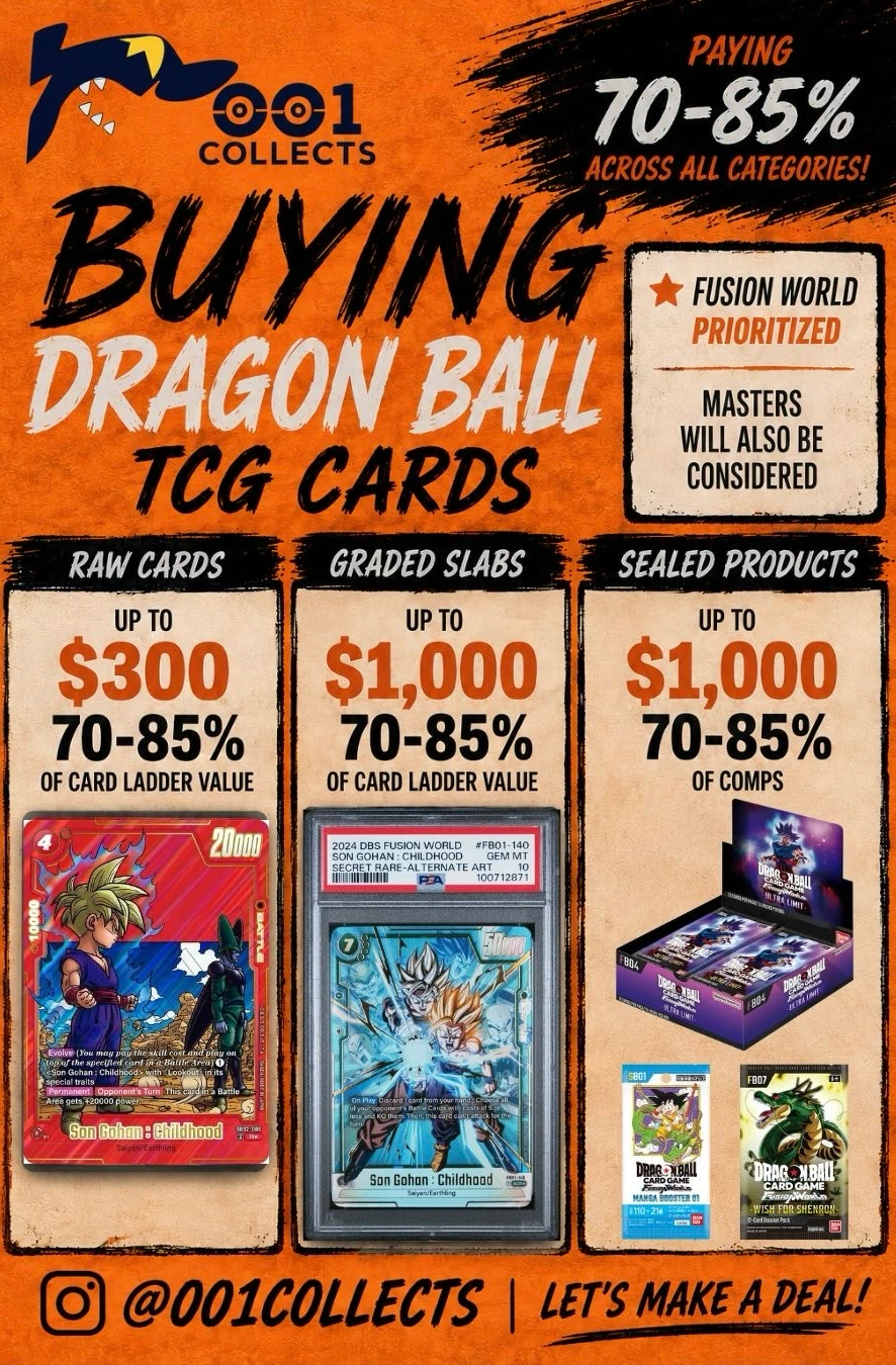 BUYING DRAGON BALL TCG