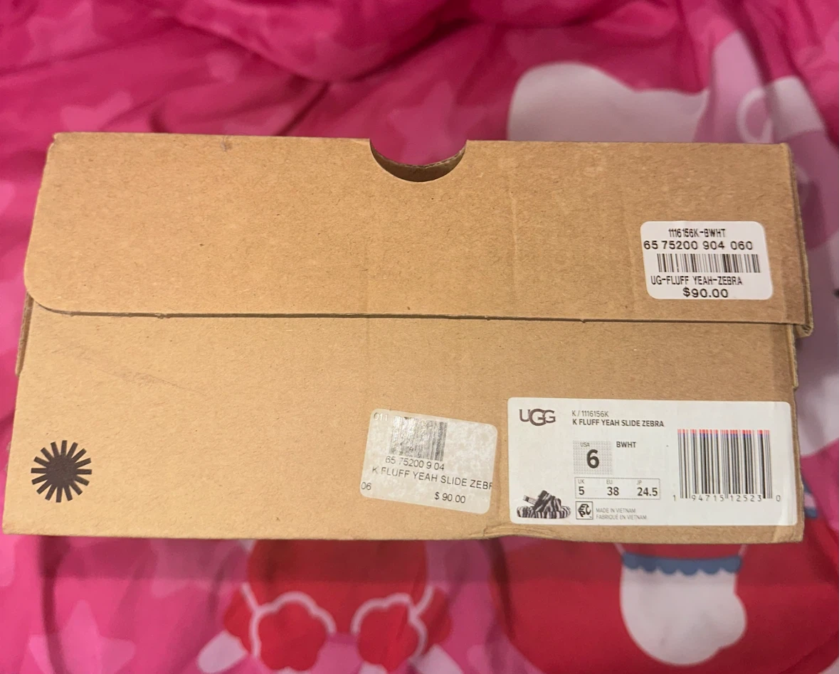 UGG Fluff Yeah Zebra Slides