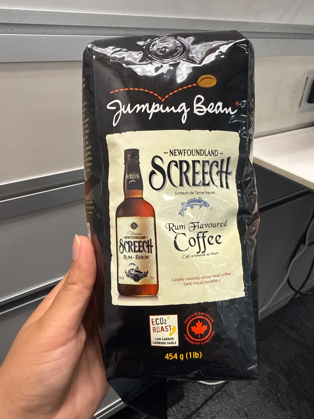 Jumping Bean Screech Rum Flavoured Coffee