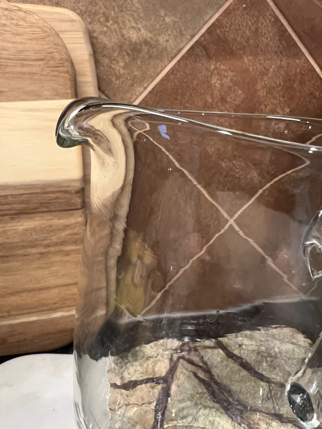 Vintage Etched Glass Pitcher - photo 2