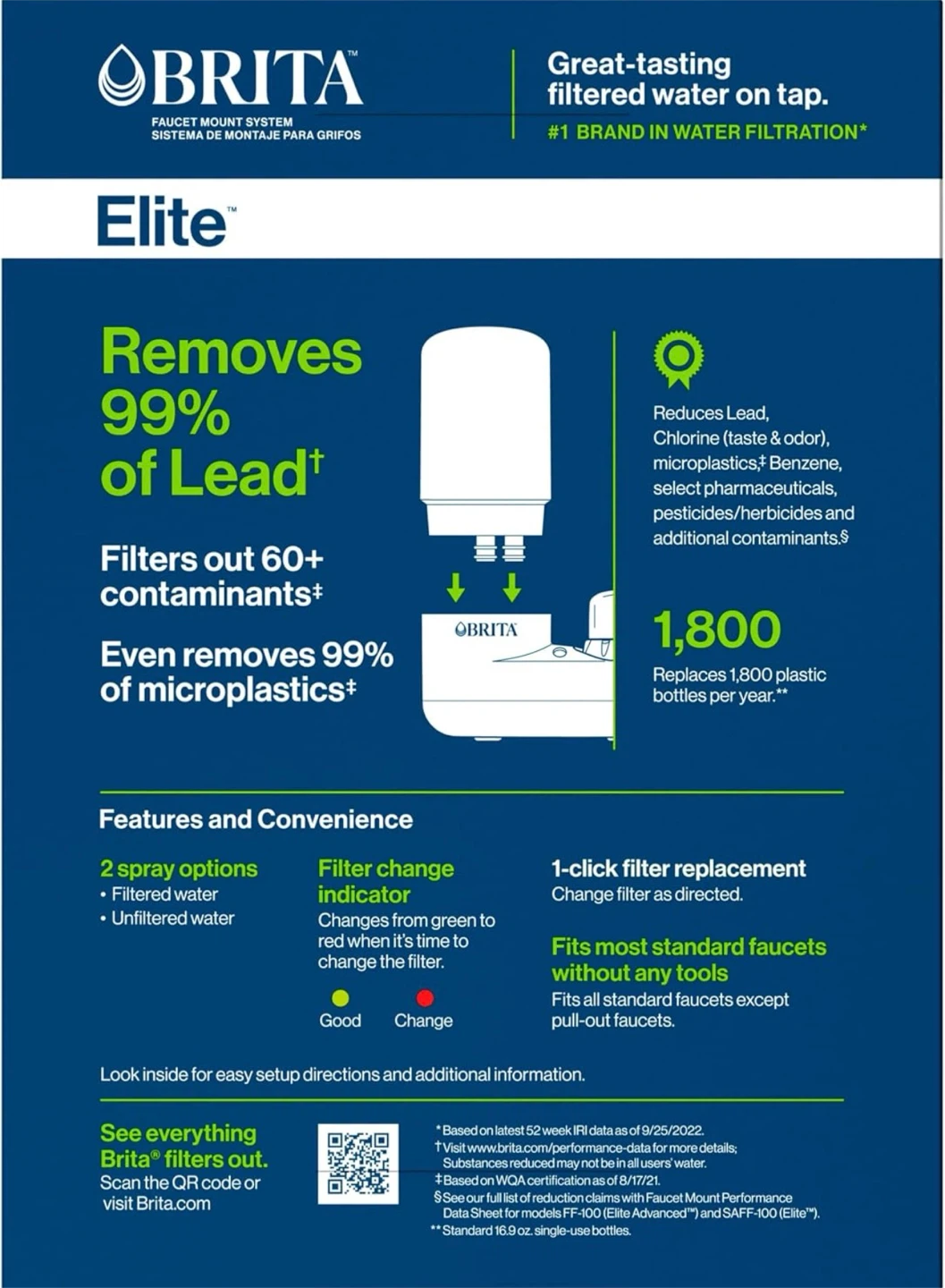 Brita Elite Faucet Mount Water Filter System - photo 4
