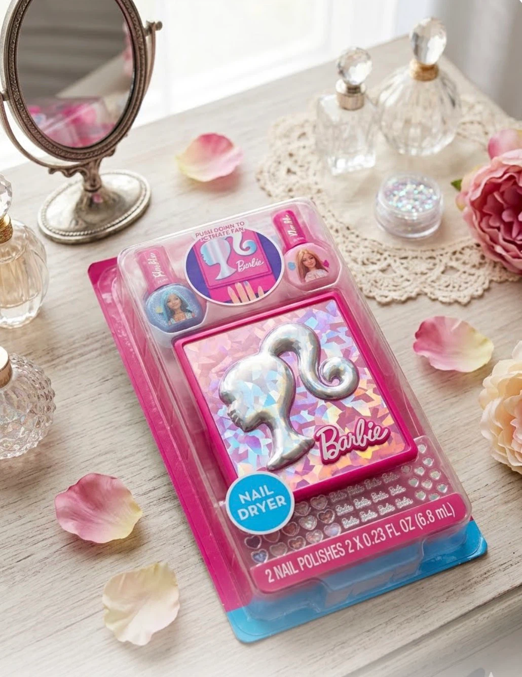 Barbie Nail Dryer and 2 Nail Polishes Set - photo 2