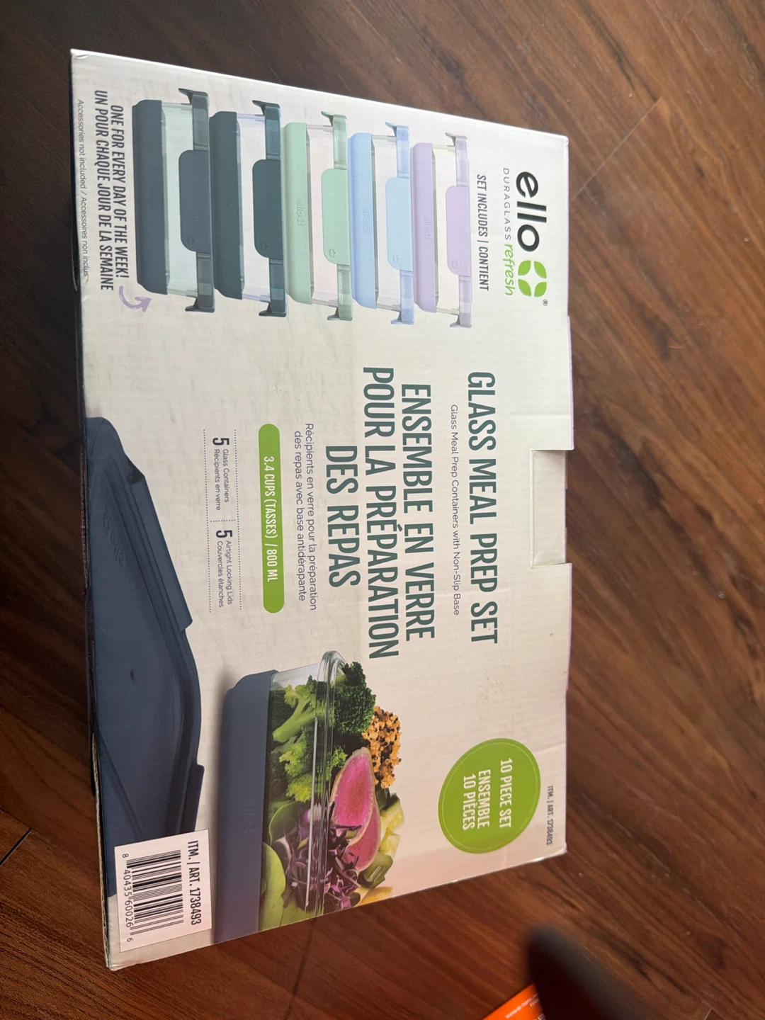 Ello Duraglass Refresh Glass Meal Prep Containers Set - photo 3