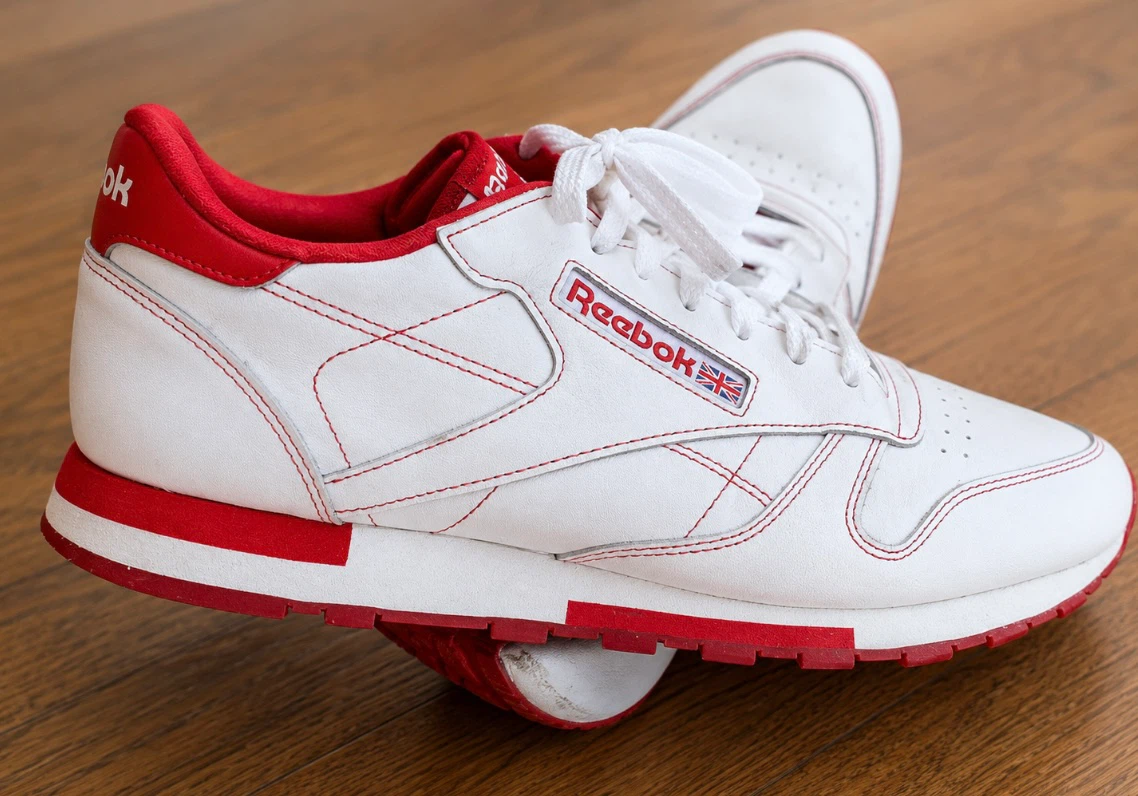 Reebok Classic Leather Sneakers White Red - photo 2