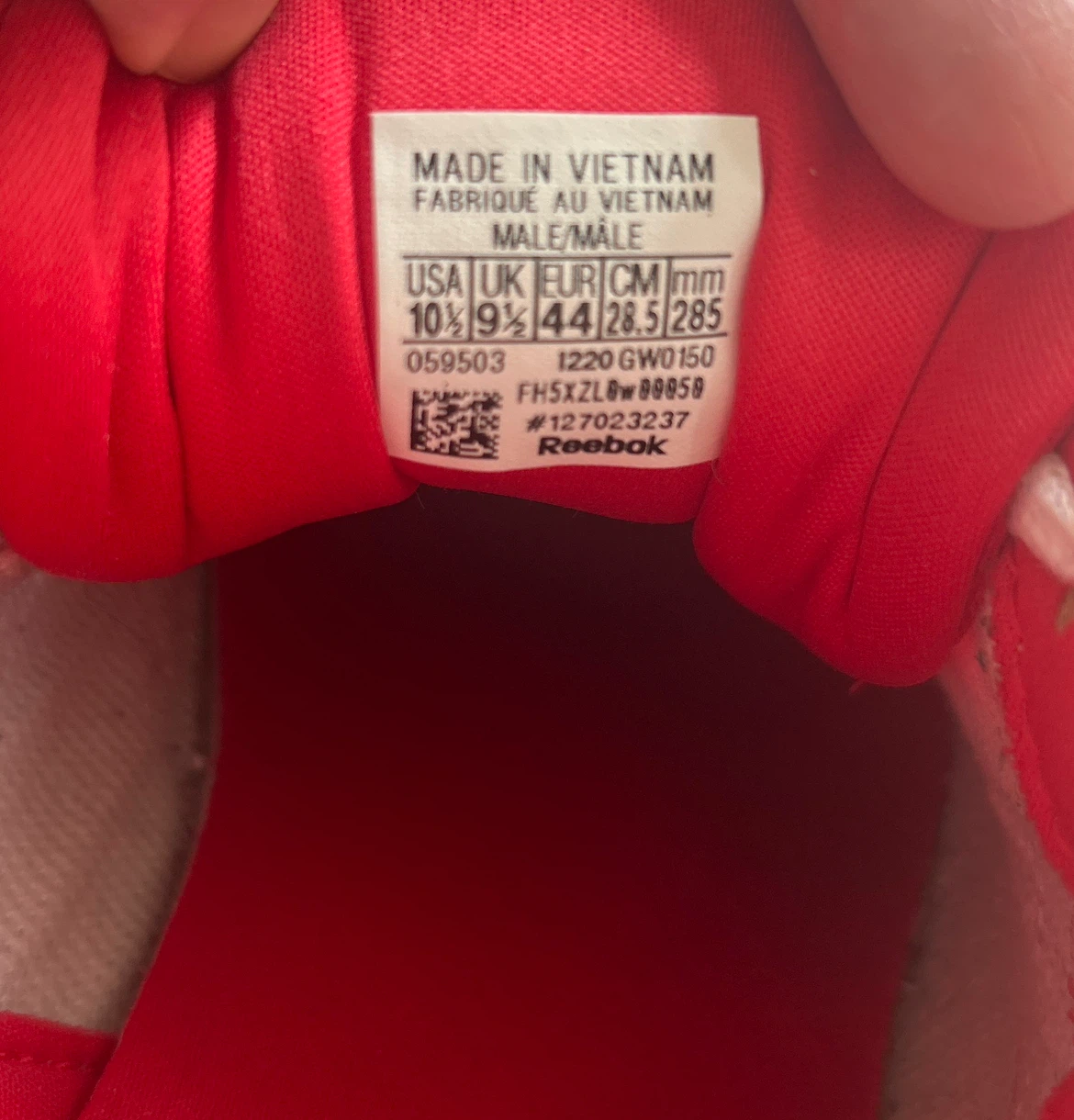 Reebok Classic Leather Sneakers White Red - photo 3