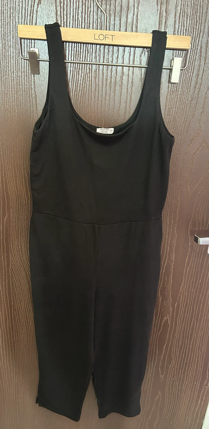Modern Basic Black Jumpsuit