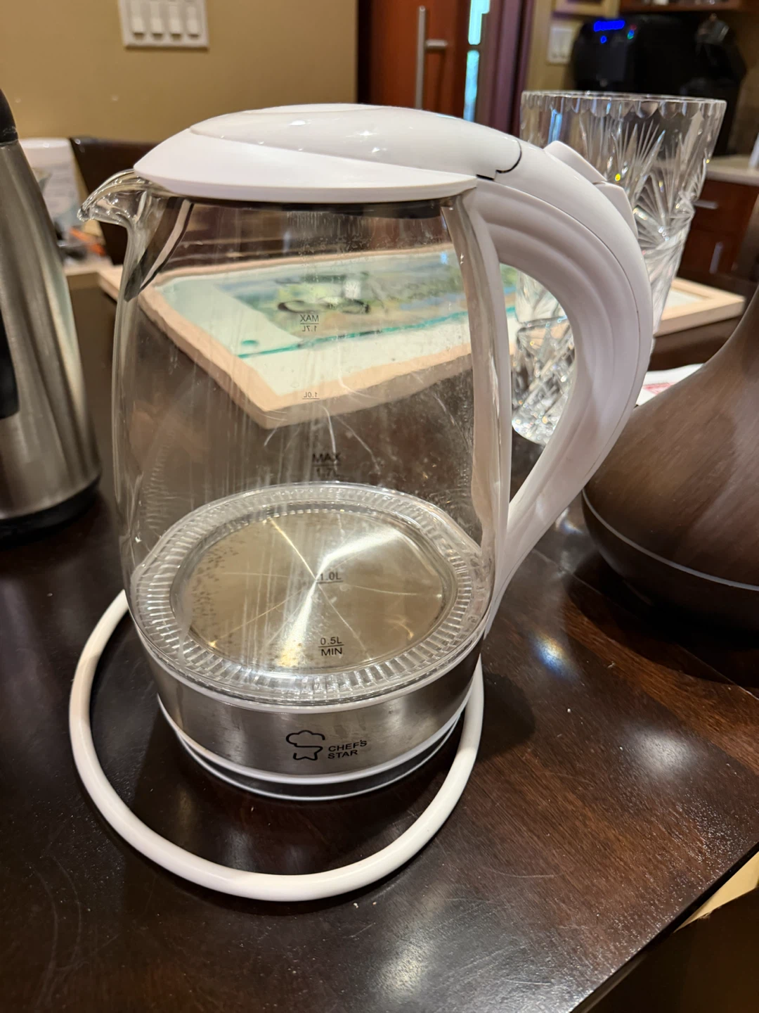 Chef's Star Glass Electric Kettle