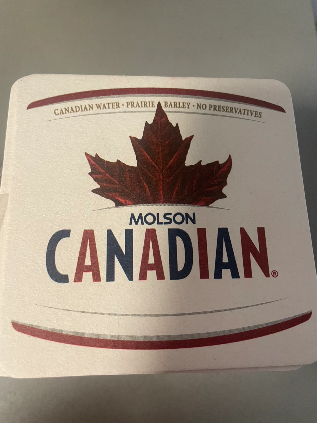 NEW! Molson Canadian Beer Coasters