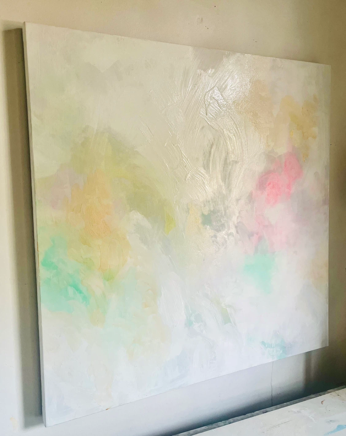 Abstract Canvas Wall Art 36x36” - photo 2