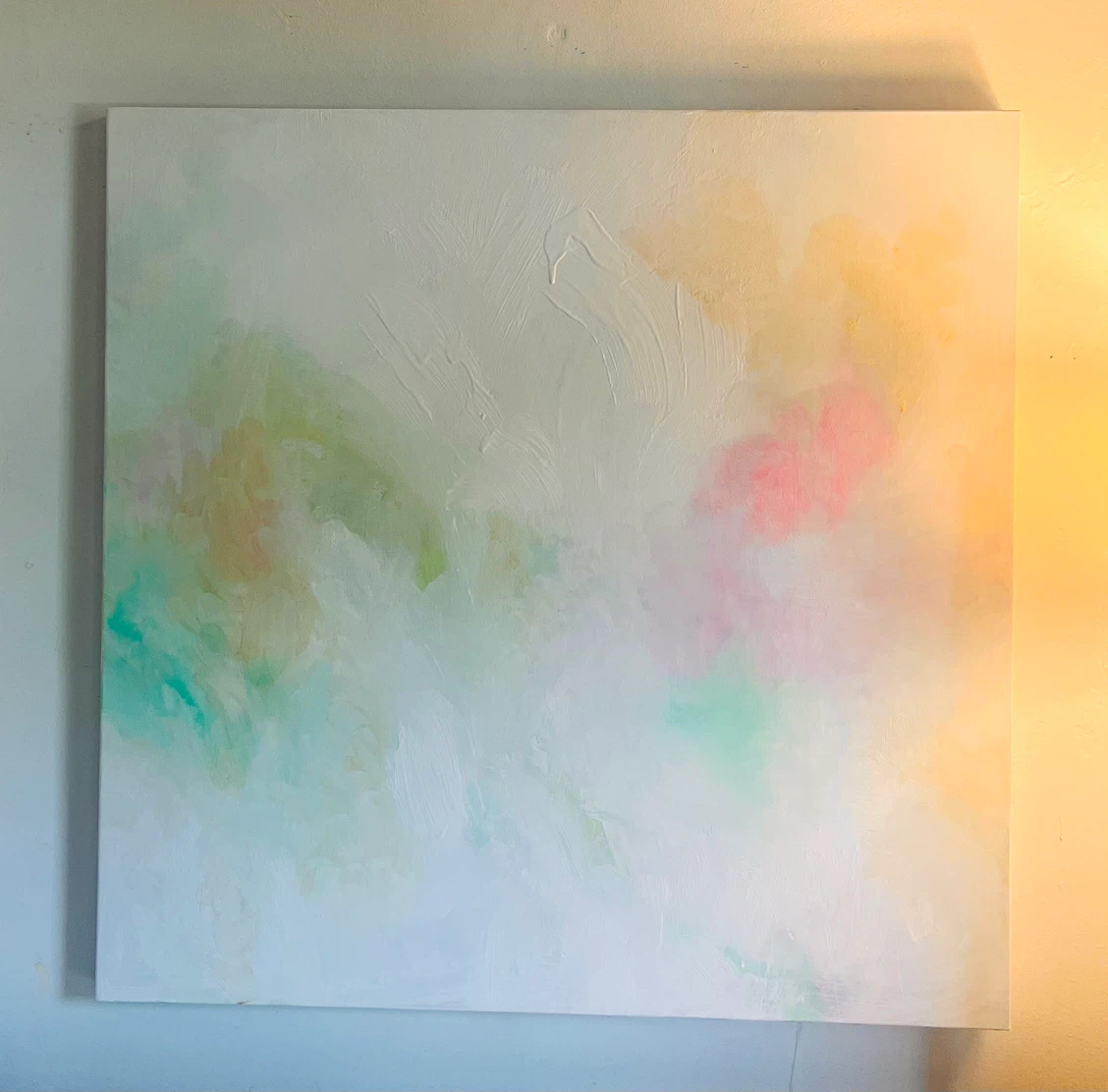 Abstract Canvas Wall Art 36x36” - photo 3