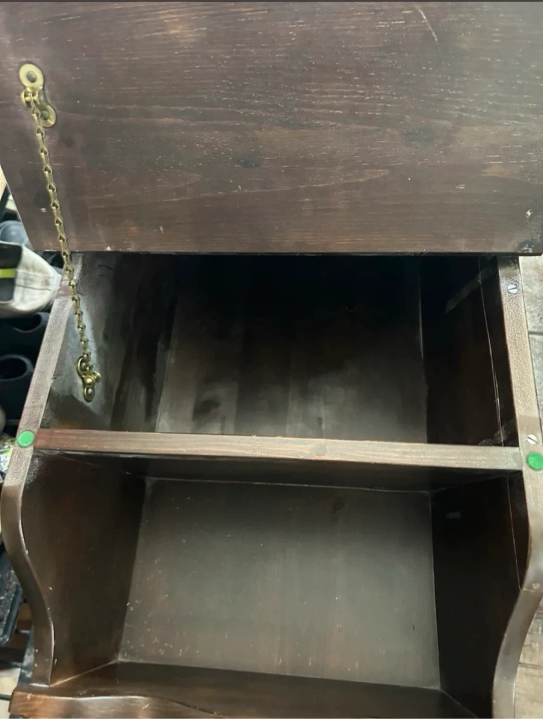 Wooden Magazine Rack with Storage - photo 5
