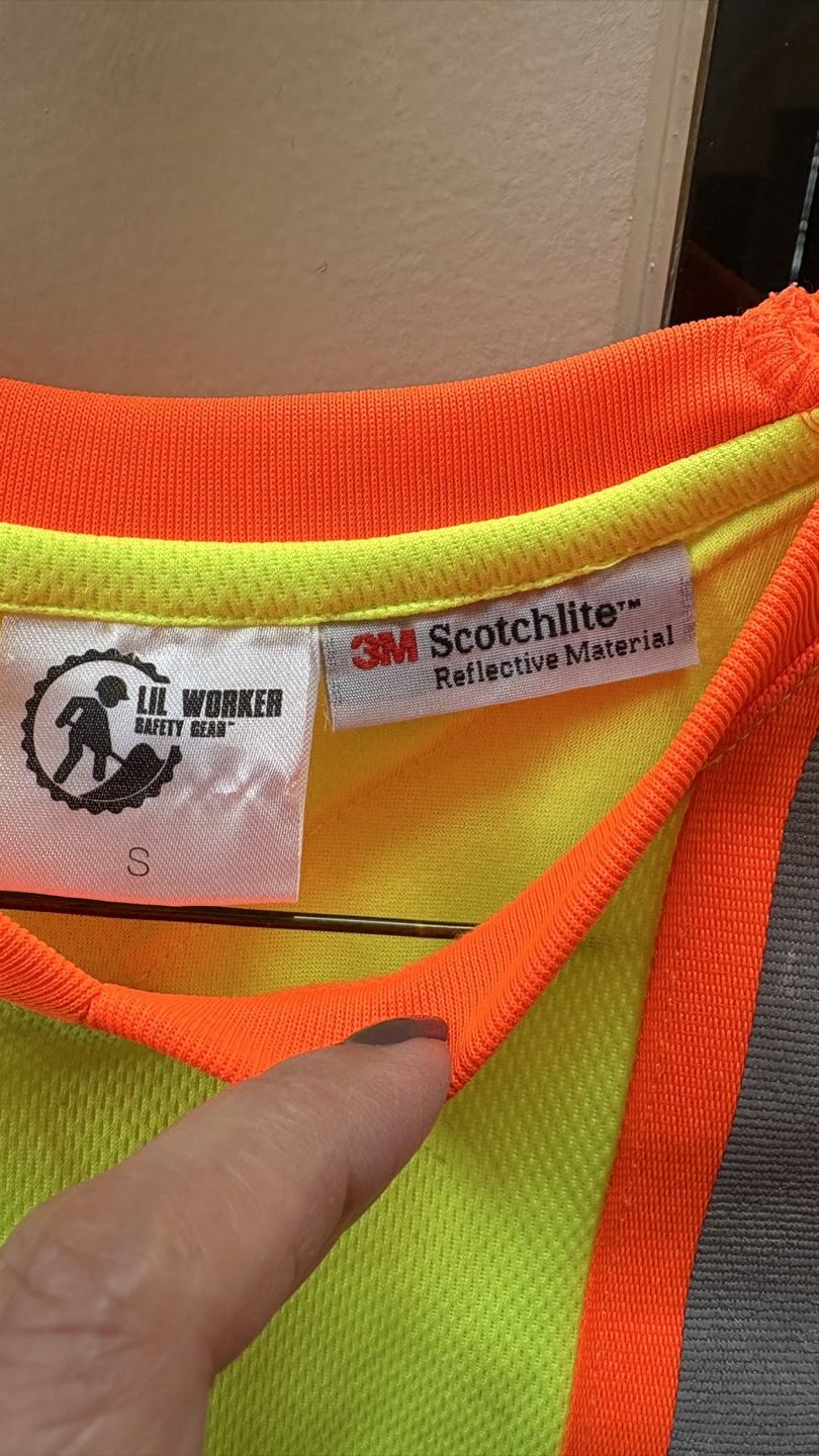 Lil Worker Safety Gear High-Visibility Vest - Size S for kids - photo 2