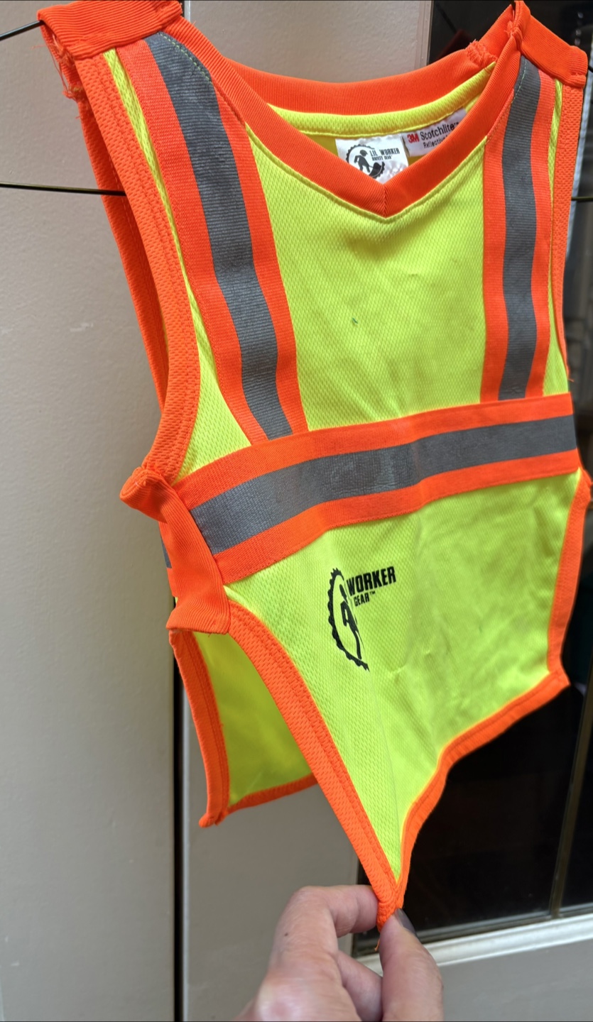 Lil Worker Safety Gear High-Visibility Vest - Size S for kids - photo 3