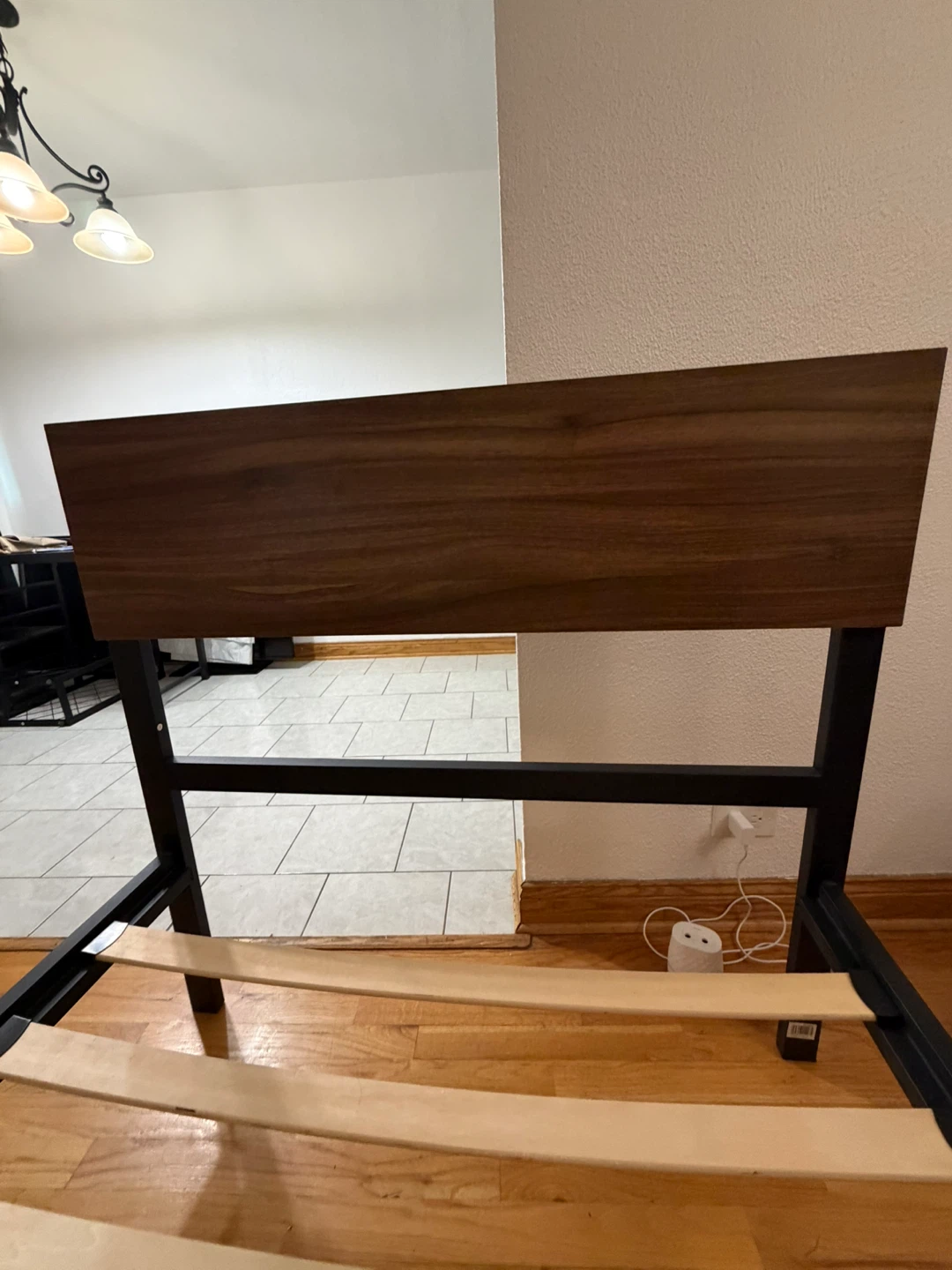 Twin Size Metal Bed Frame with Headboard - photo 3