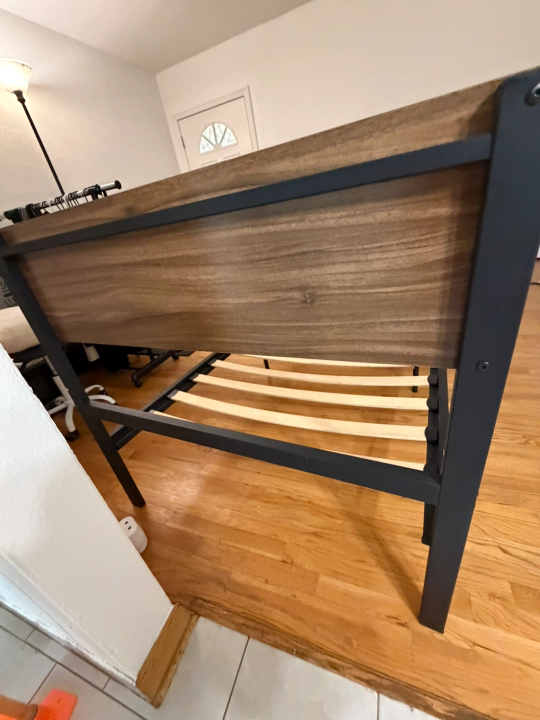 Twin Size Metal Bed Frame with Headboard - photo 5