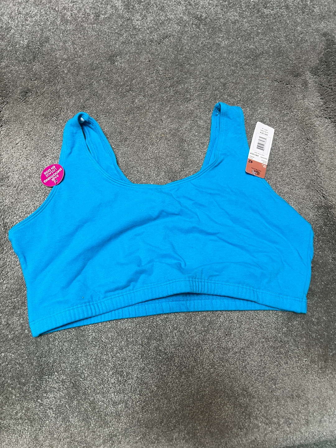 Fruit of the Loom Blue Sports Bra Size 42