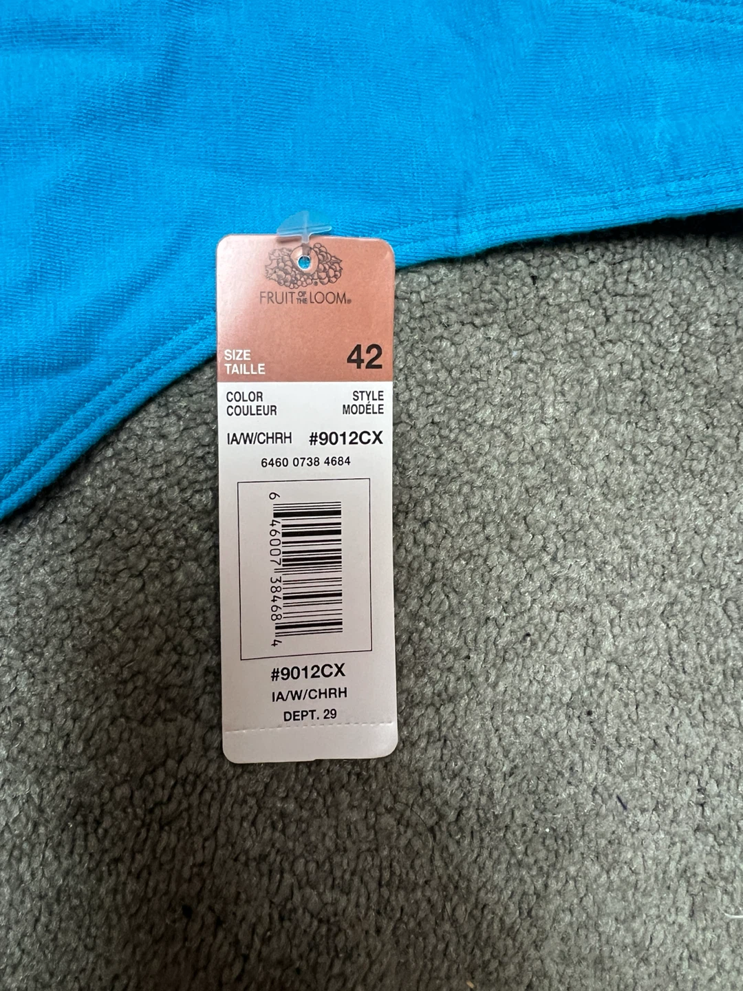 Fruit of the Loom Blue Sports Bra Size 42 - photo 3