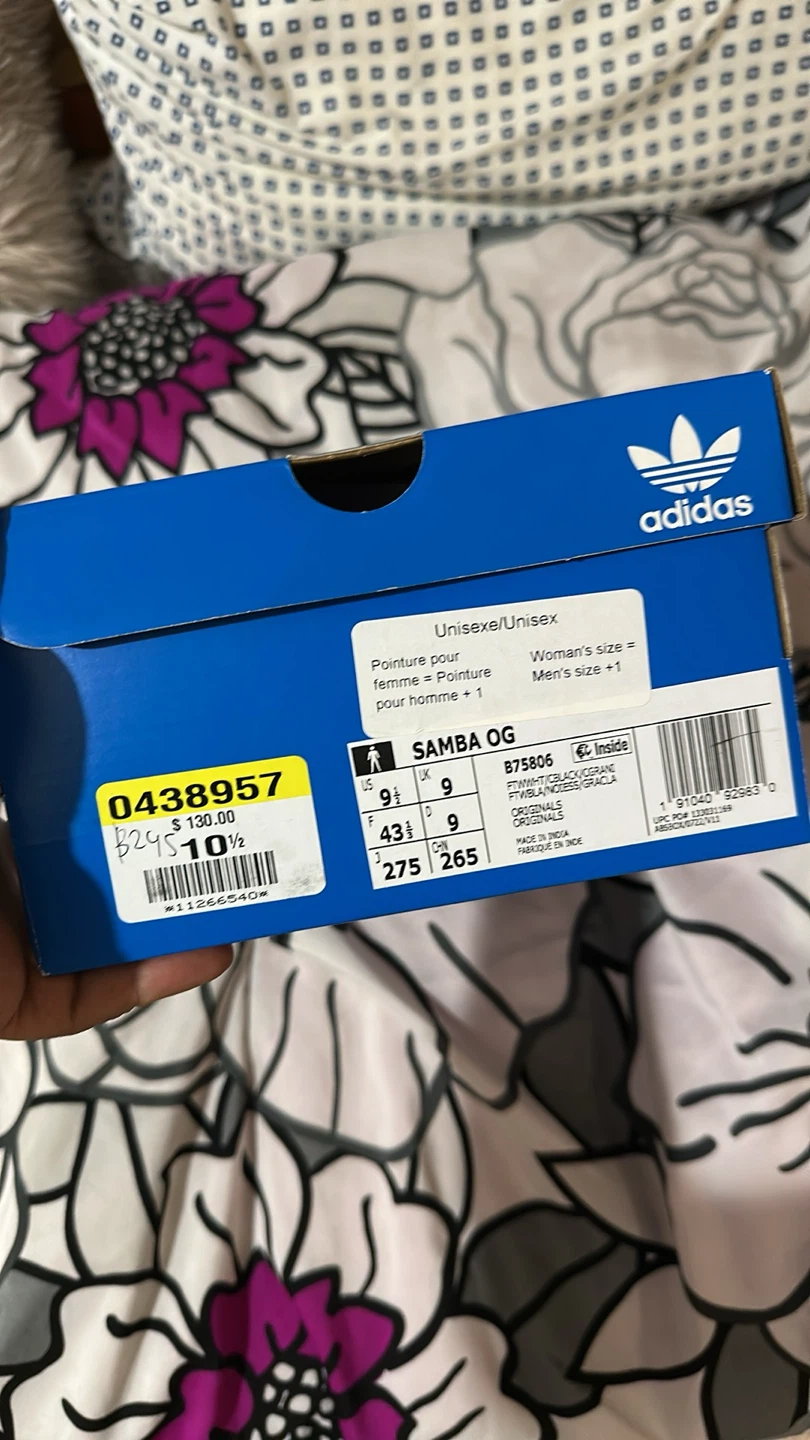 Adidas Samba OG White/Black/Gum  shoes - photo 2