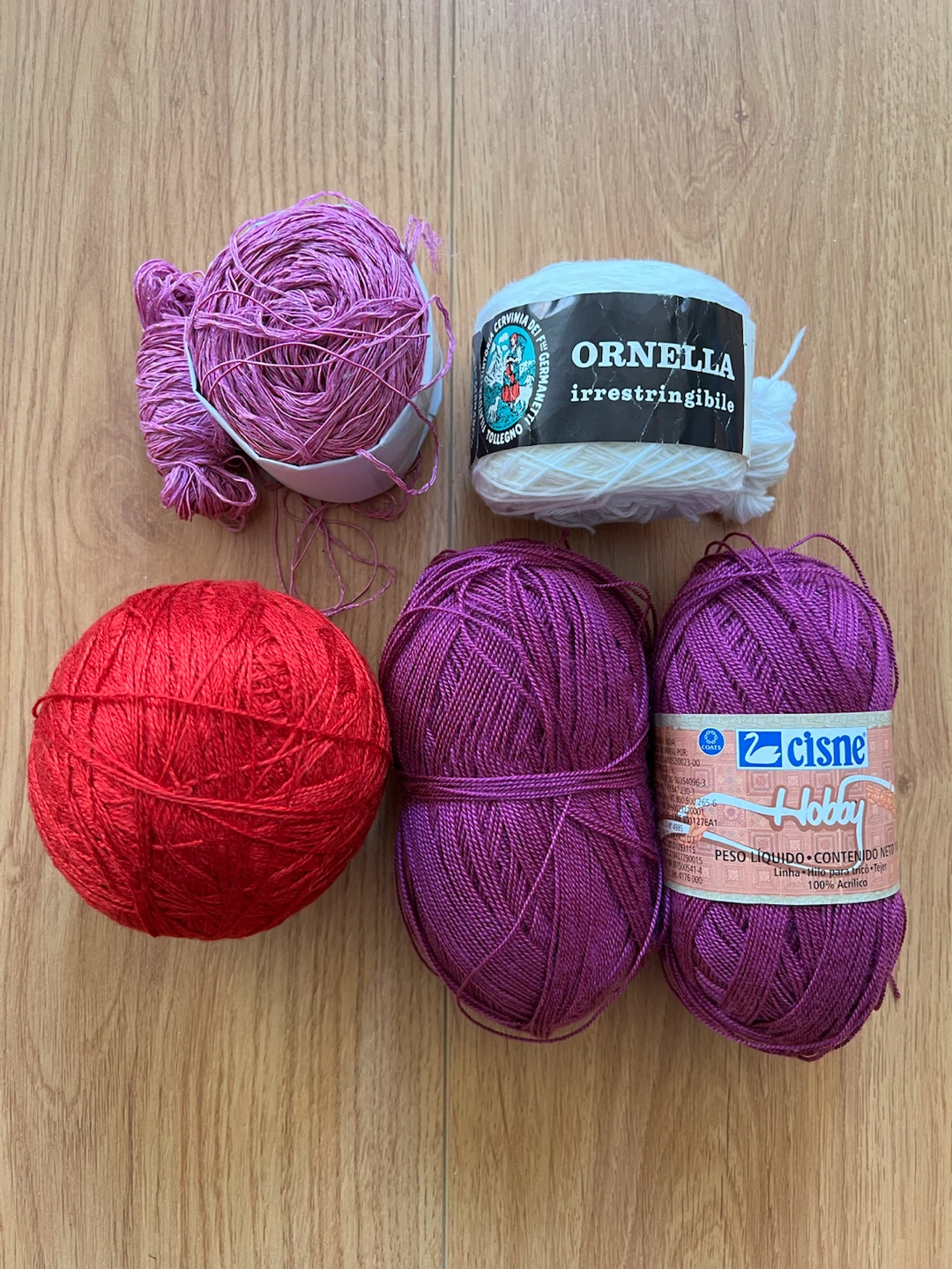 Assorted Fingering Weight Yarn Balls