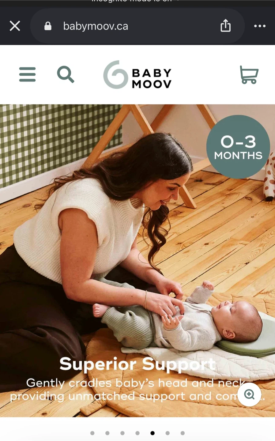 BABYMOOV LoveNest Anti-Flat Head Pillow - photo 3