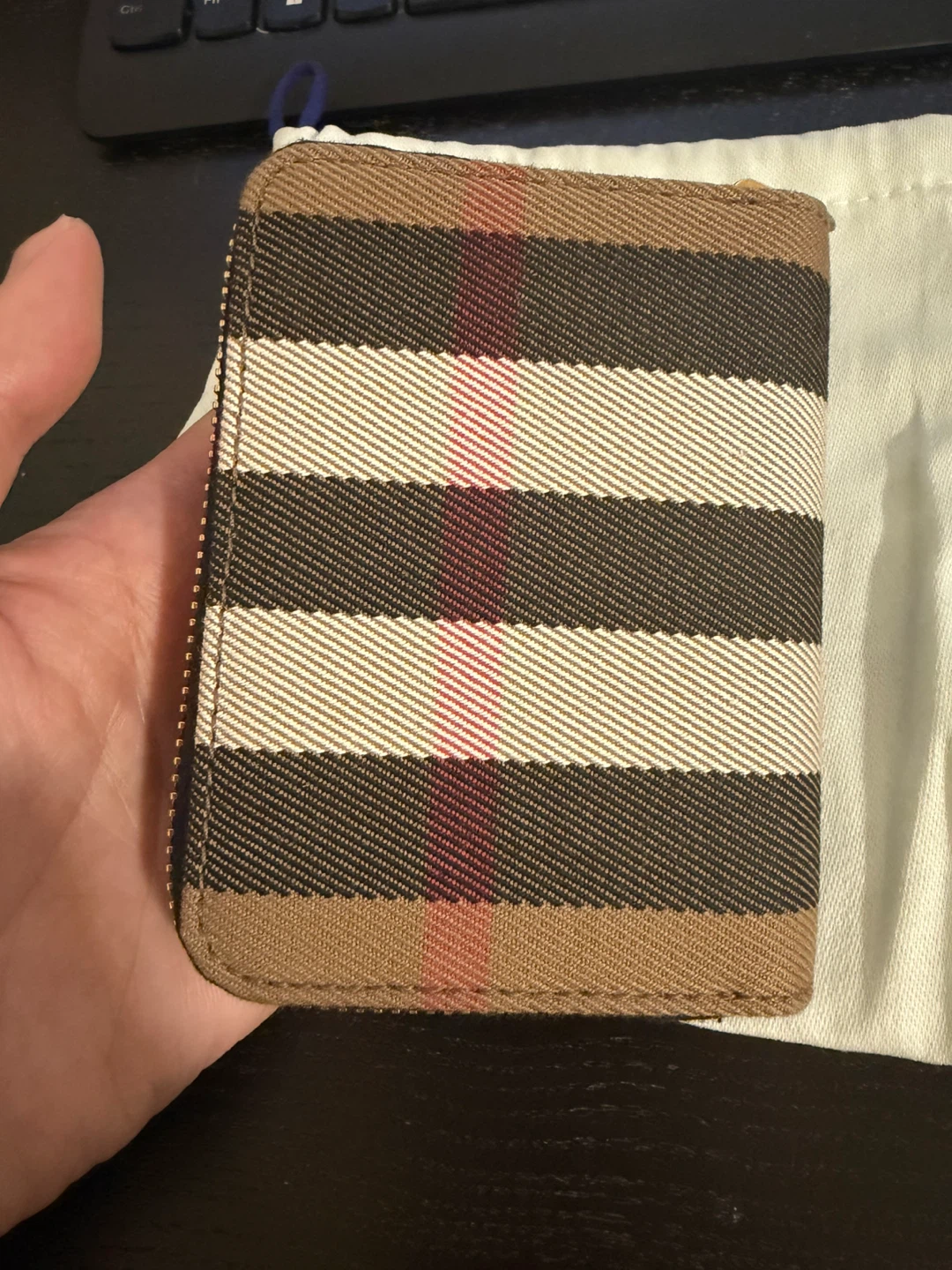 Mint Burberry Small Zip Around Wallet - photo 2