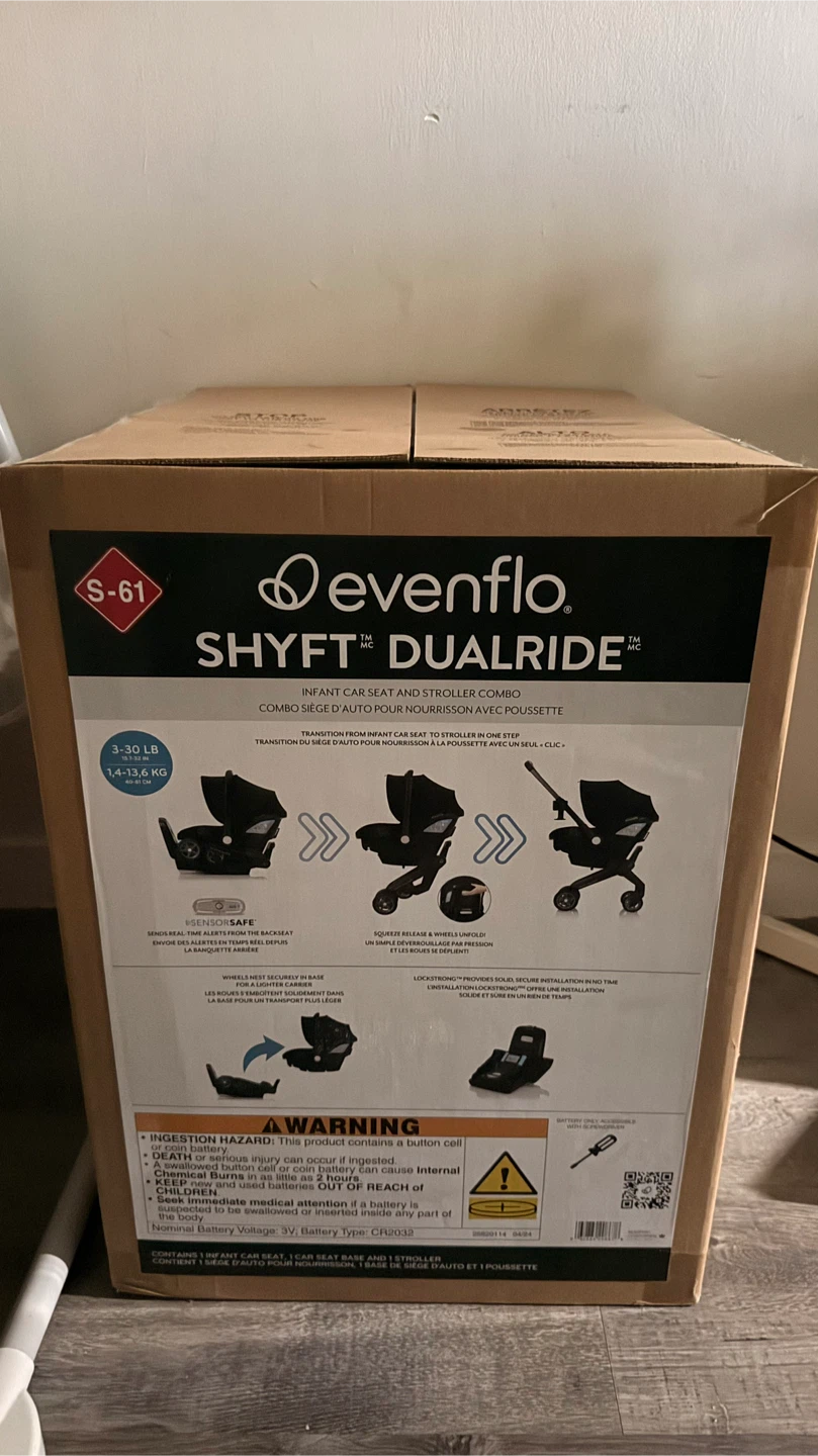Evenflo Shyft DualRide Infant Car Seat and Stroller Combo - photo 4