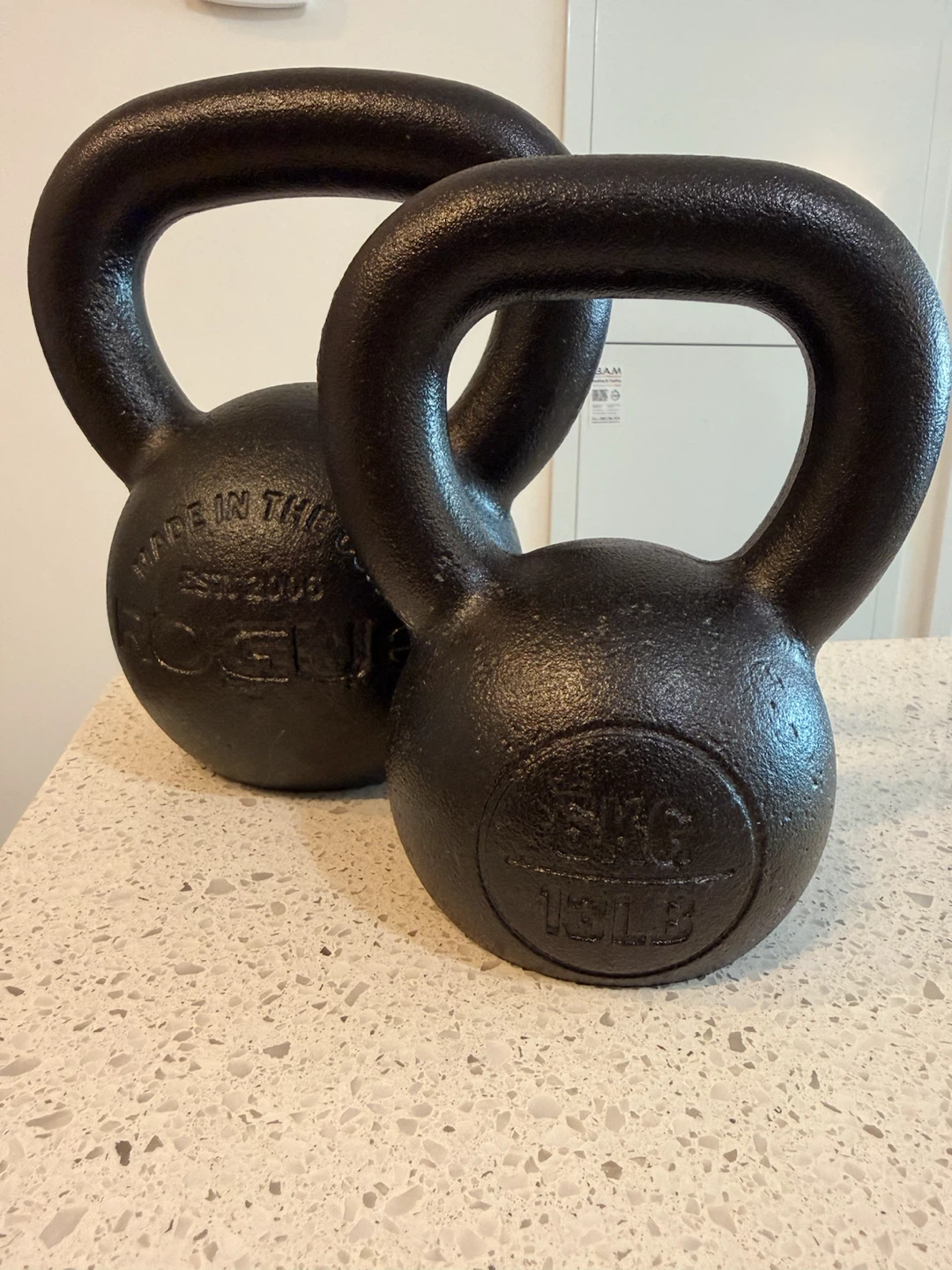 2 Rogue Kettlebells 13 & 26 lbs