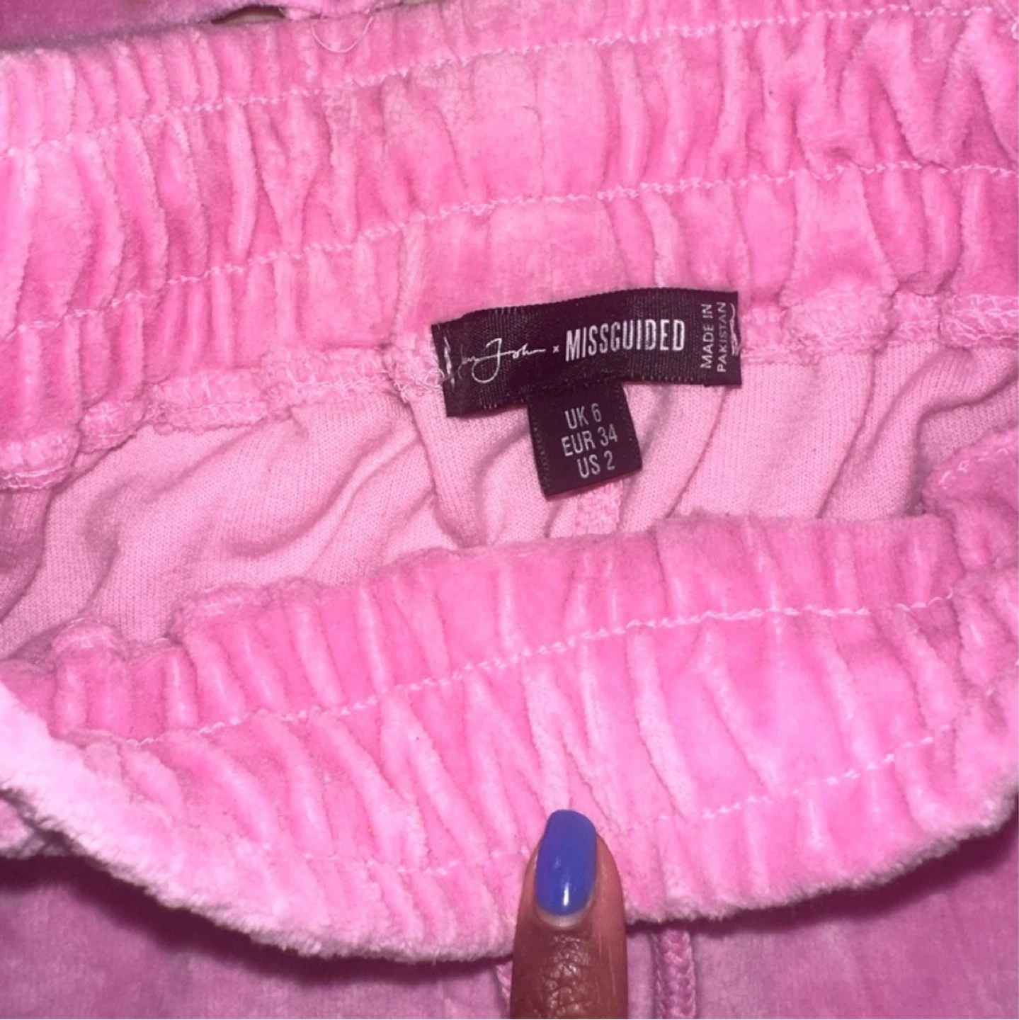 Velour Tracksuit Set Bubblegum S-M - photo 4