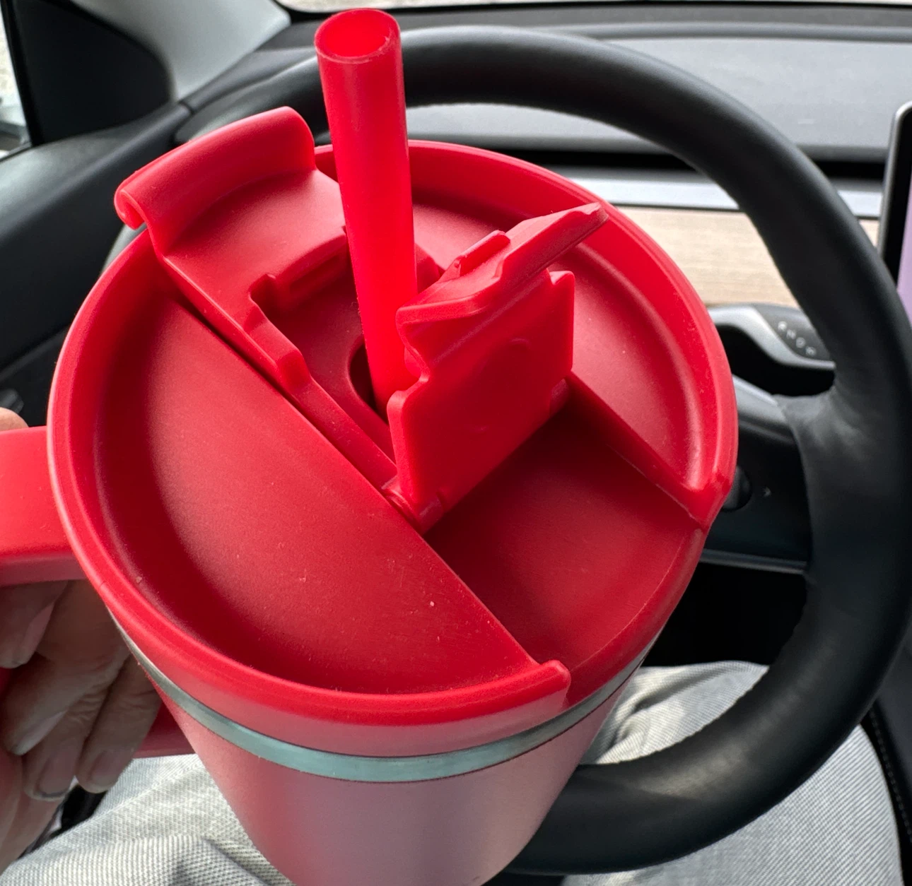 Contigo Red Tumbler with Handle - photo 2