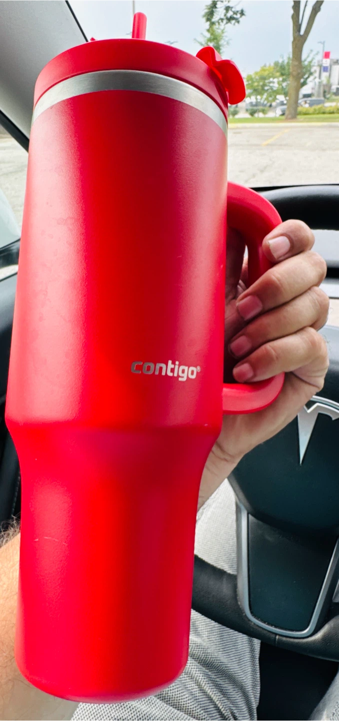 Contigo Red Tumbler with Handle - photo 3