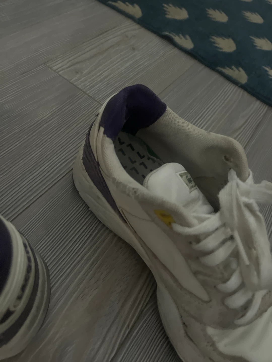 Lacoste White and Purple Sneakers - photo 4