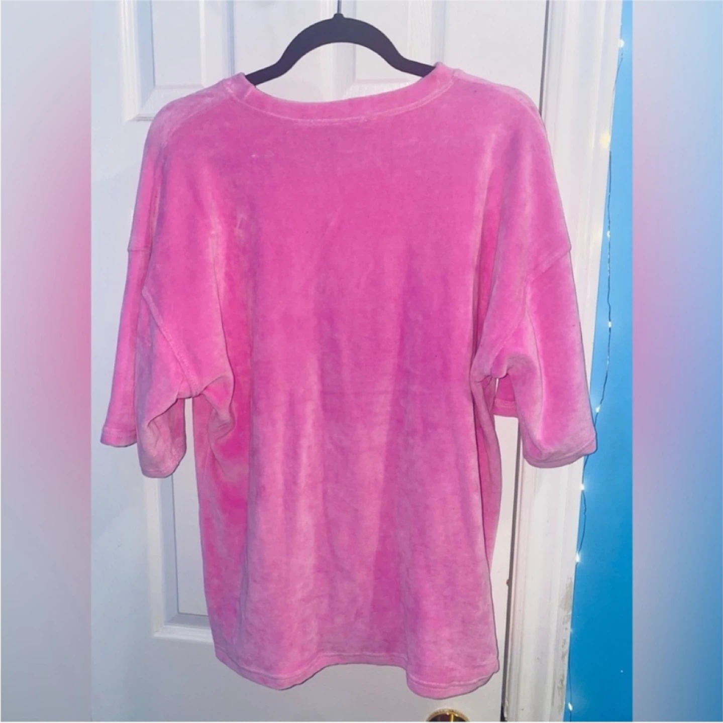 NEW! Velour Set / Tee + Biker Shorts - photo 3