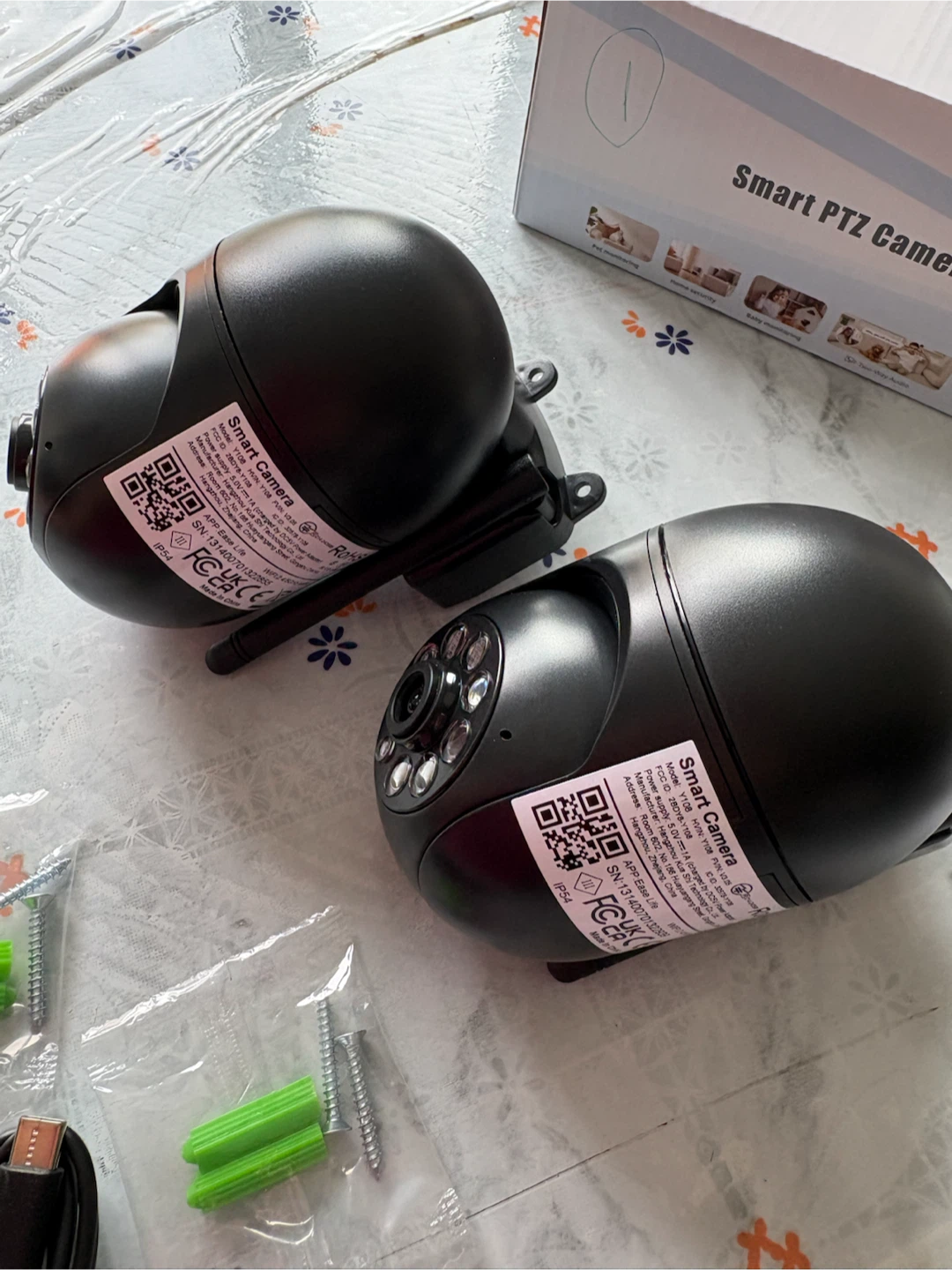 2-Pack Smart PTZ WiFi Security Cameras - photo 3