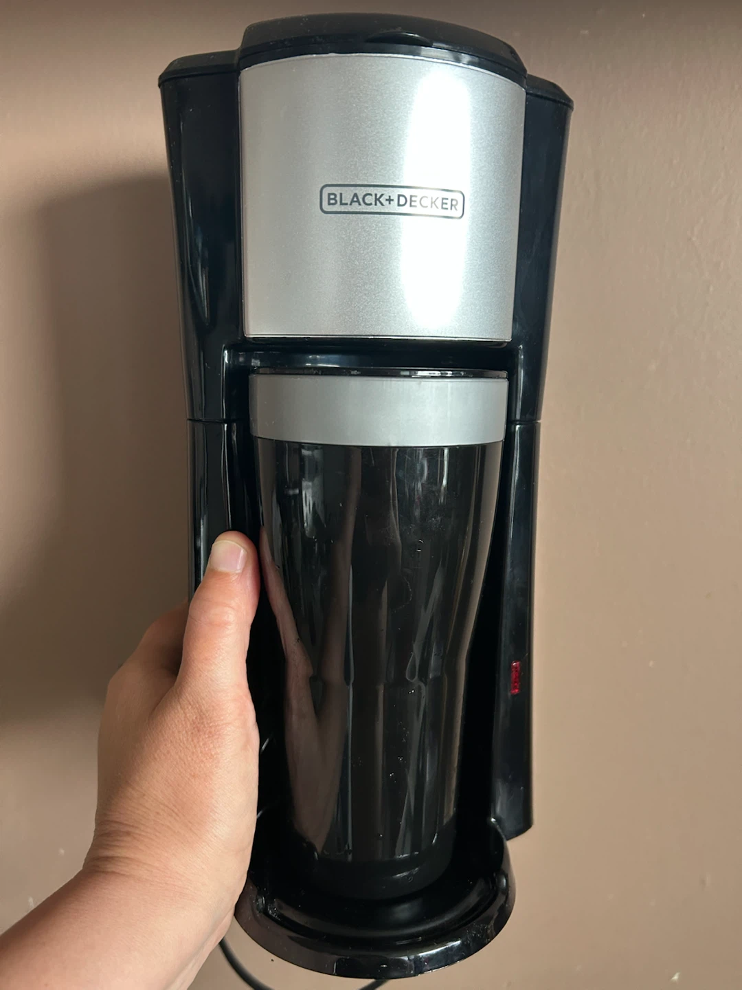 BLACK+DECKER Personal Coffee Maker with Travel Mug