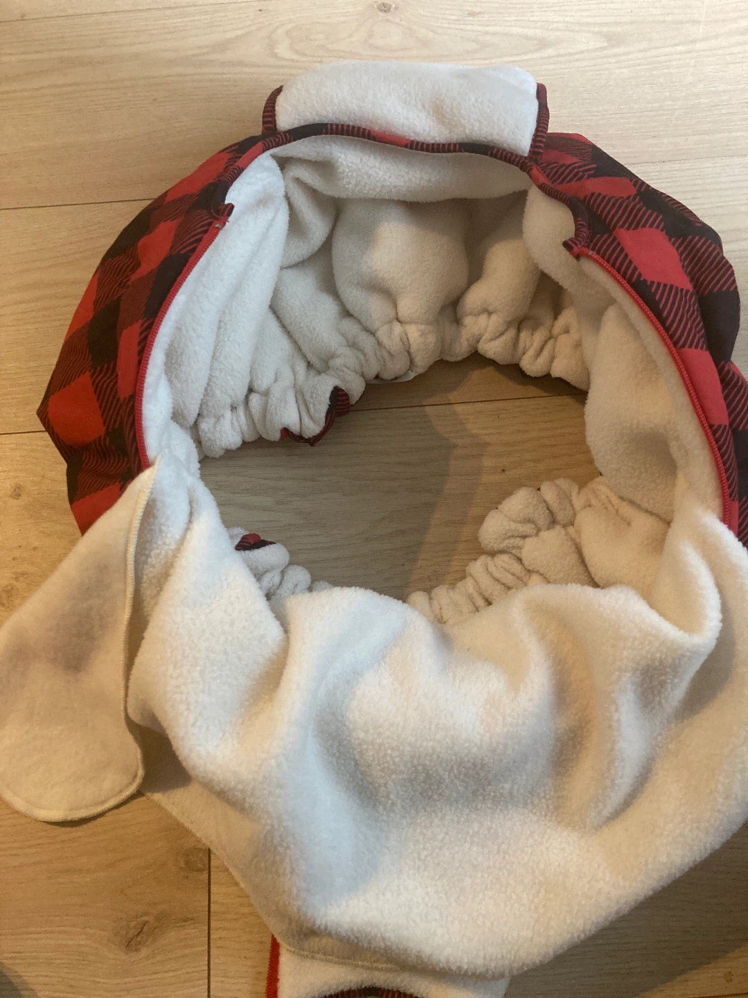 Plaid Baby Car Seat Cover - photo 2