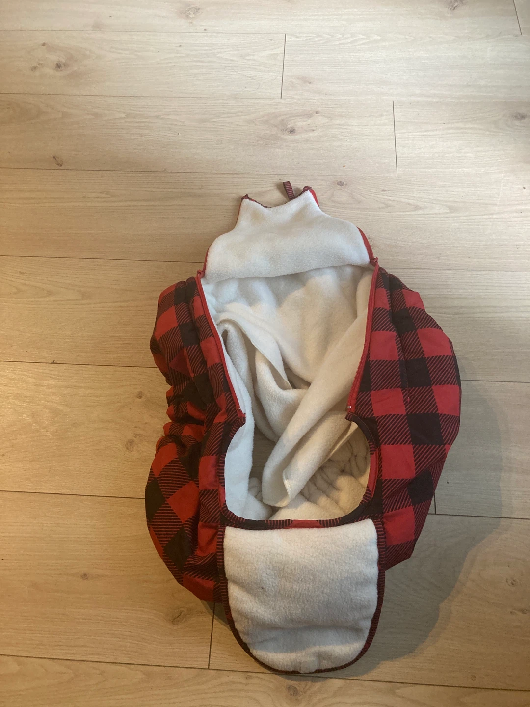Plaid Baby Car Seat Cover - photo 3