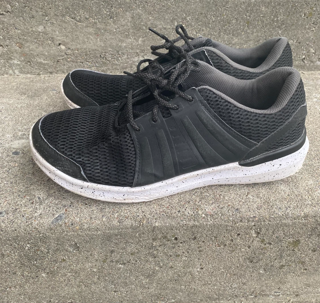 Athletic Works Black Mesh Running Shoes