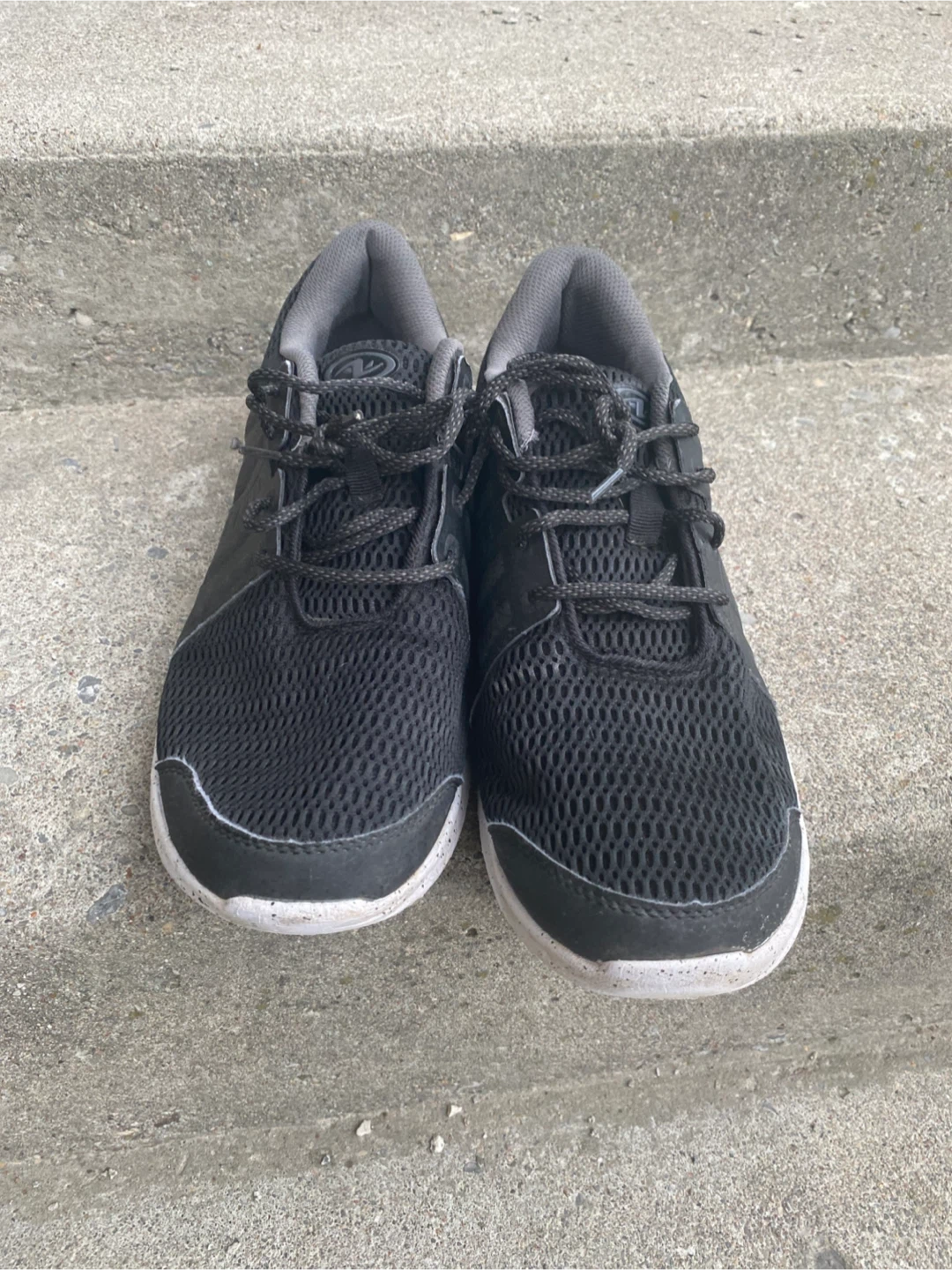 Athletic Works Black Mesh Running Shoes - photo 2