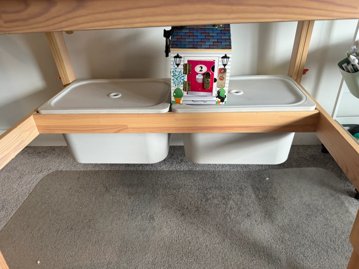 IKEA TROFAST Storage Desk for Kids - photo 2