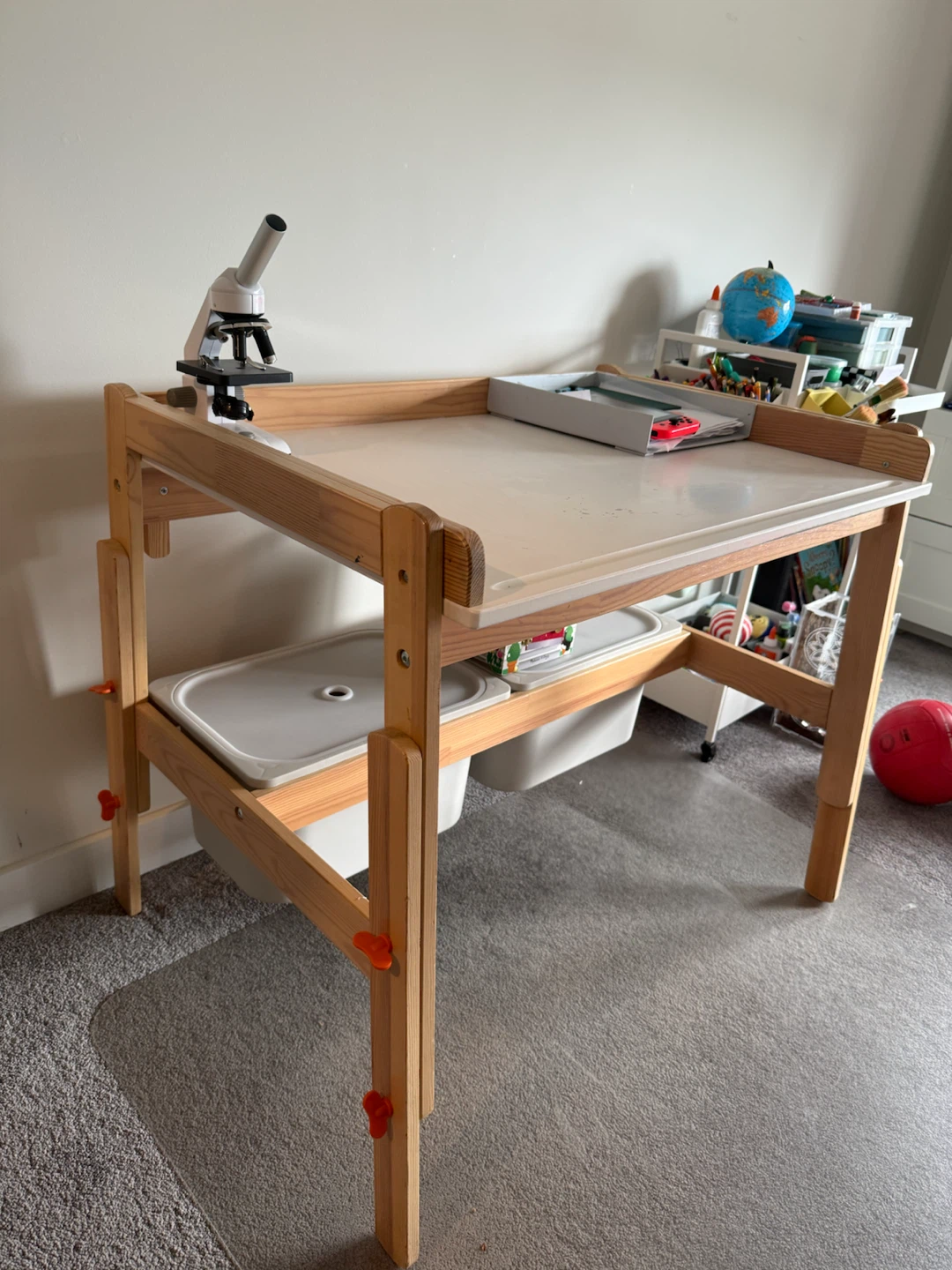 IKEA TROFAST Storage Desk for Kids - photo 3