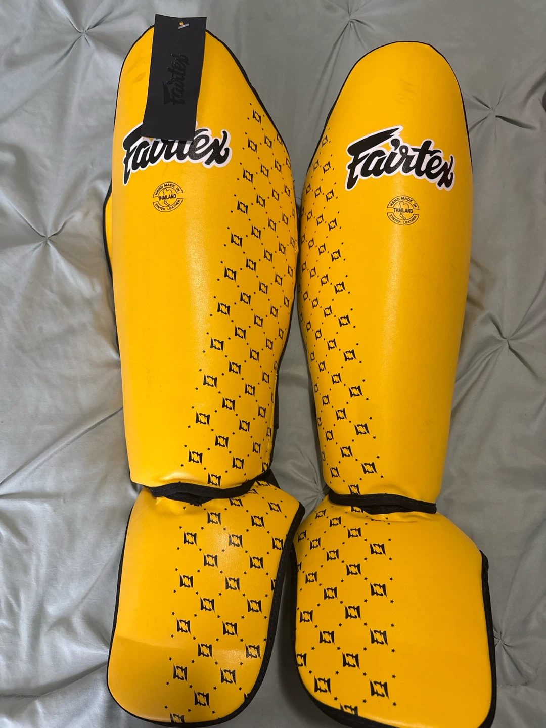 Fairtex Shin Guards Yellow