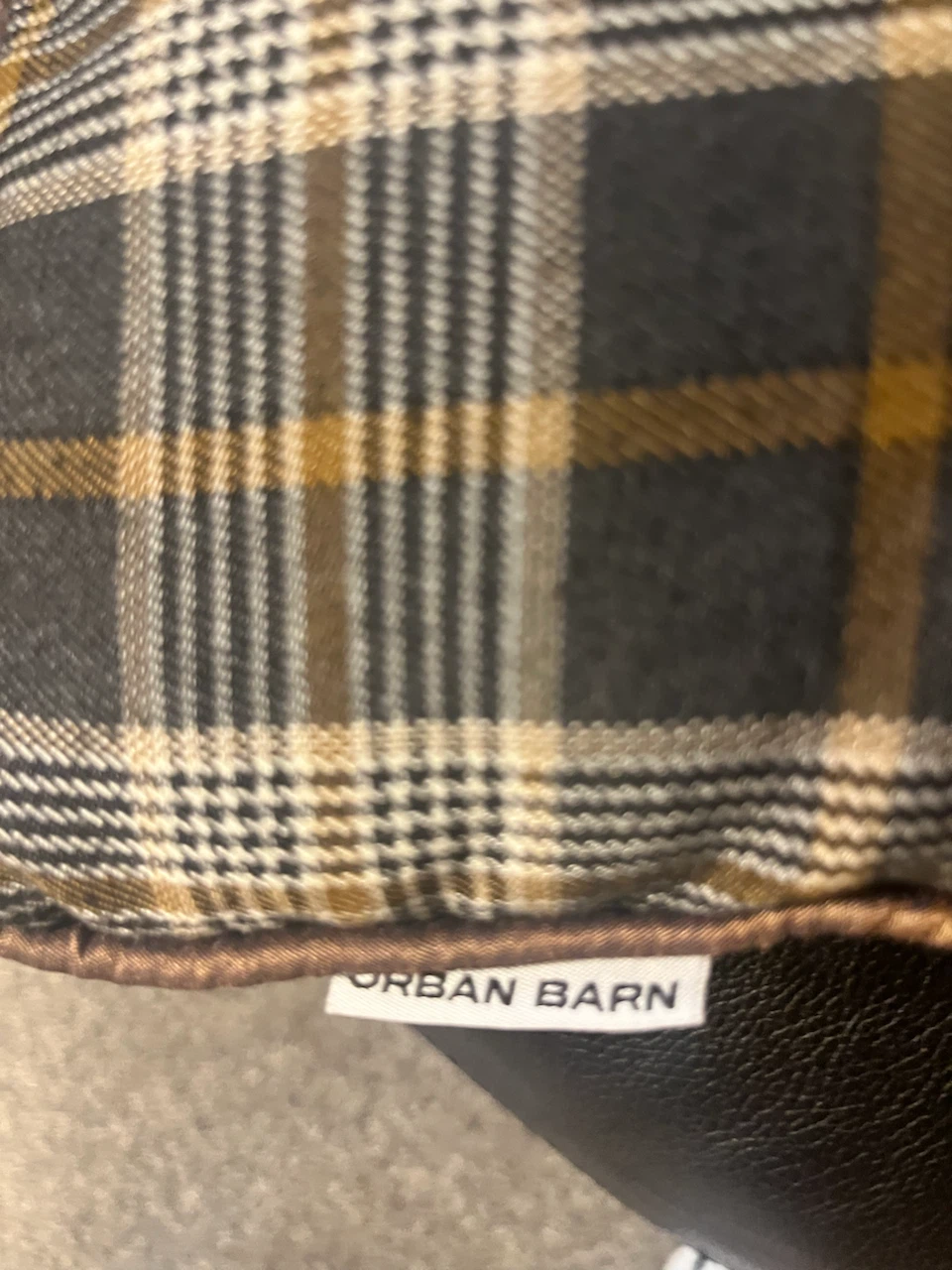 Urban Barn Plaid Throw Pillow - photo 3
