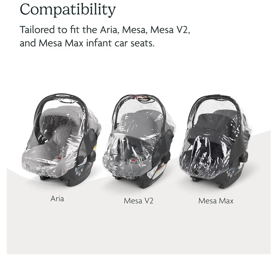 UPPAbaby Rain Shield for Mesa and Aria Infant Car Seat - photo 5