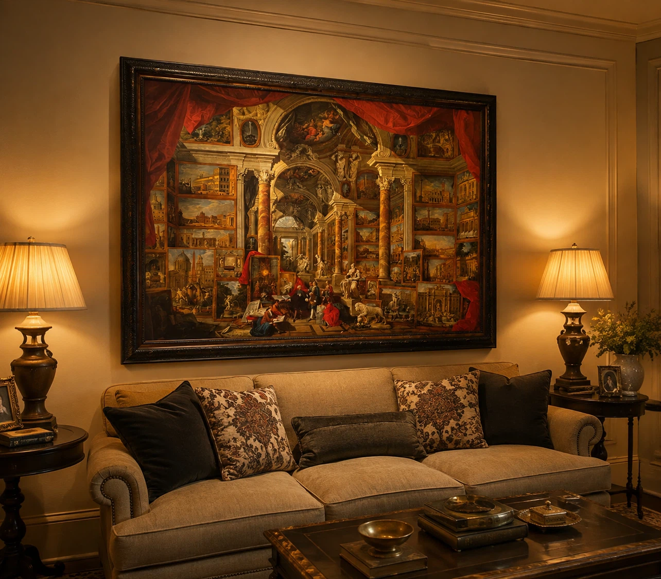 Large Framed Painting