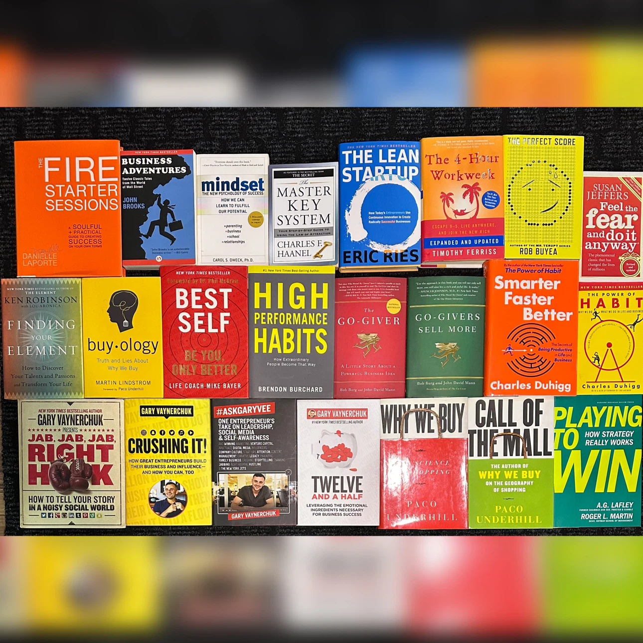 Lean start up, mindset, Bestself, GaryVee, 4 hours workweek