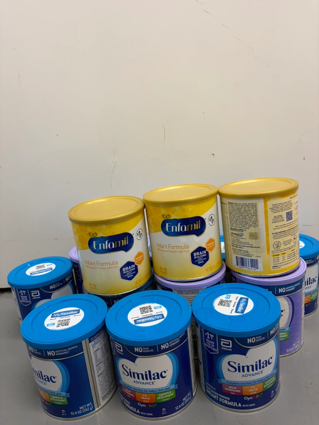 Enfamil & Similac Infant Formula - Various Sizes