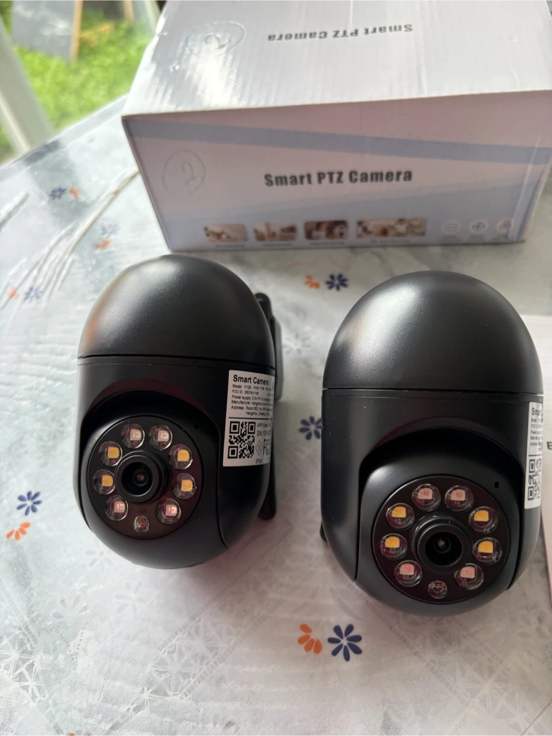 2-Pack Smart PTZ WiFi Security Cameras - photo 2