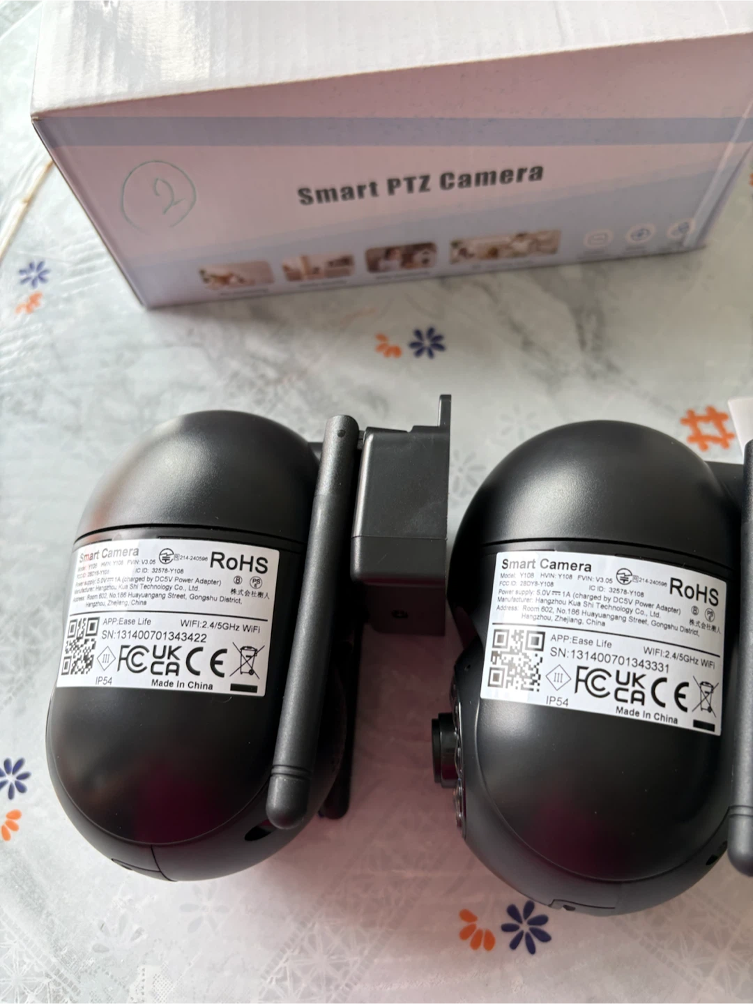 2-Pack Smart PTZ WiFi Security Cameras - photo 3