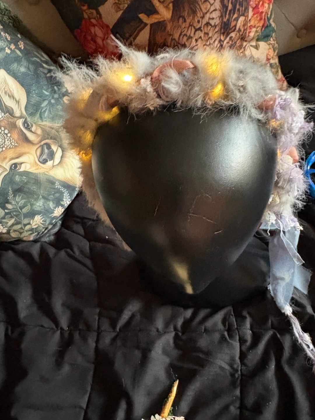 Boho Fairy Light Crown - photo 3