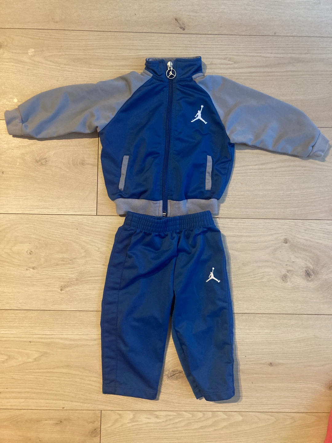 Jordan Baby Tracksuit Set Blue/Grey